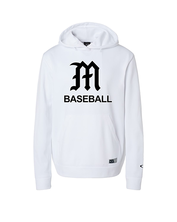 Mott Community College Baseball Logo M Baseball - Oakley Performance Hoodie