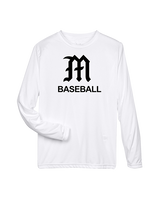 Mott Community College Baseball Logo M Baseball - Performance Longsleeve