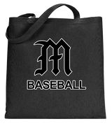 Mott Community College Baseball Logo M Baseball - Tote