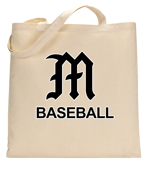 Mott Community College Baseball Logo M Baseball - Tote