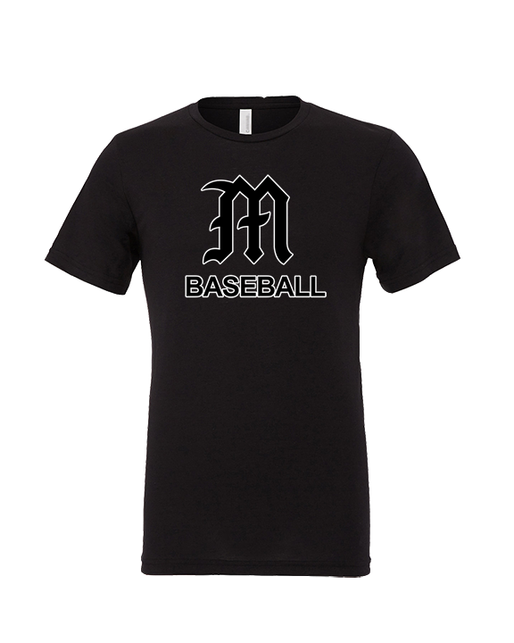 Mott Community College Baseball Logo M Baseball - Tri-Blend Shirt