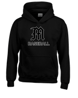 Mott Community College Baseball Logo M Baseball - Unisex Hoodie