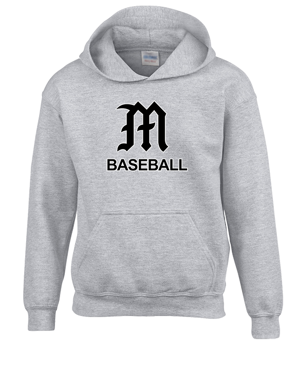 Mott Community College Baseball Logo M Baseball - Unisex Hoodie