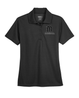 Mott Community College Baseball Logo M Baseball - Womens Polo