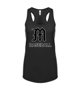 Mott Community College Baseball Logo M Baseball - Womens Tank Top