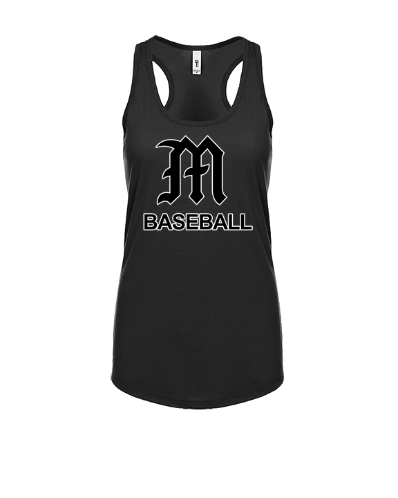 Mott Community College Baseball Logo M Baseball - Womens Tank Top