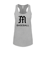 Mott Community College Baseball Logo M Baseball - Womens Tank Top