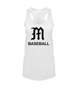 Mott Community College Baseball Logo M Baseball - Womens Tank Top