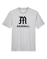 Mott Community College Baseball Logo M Baseball - Youth Performance Shirt