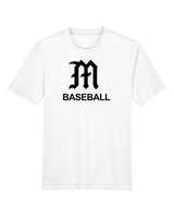 Mott Community College Baseball Logo M Baseball - Youth Performance Shirt