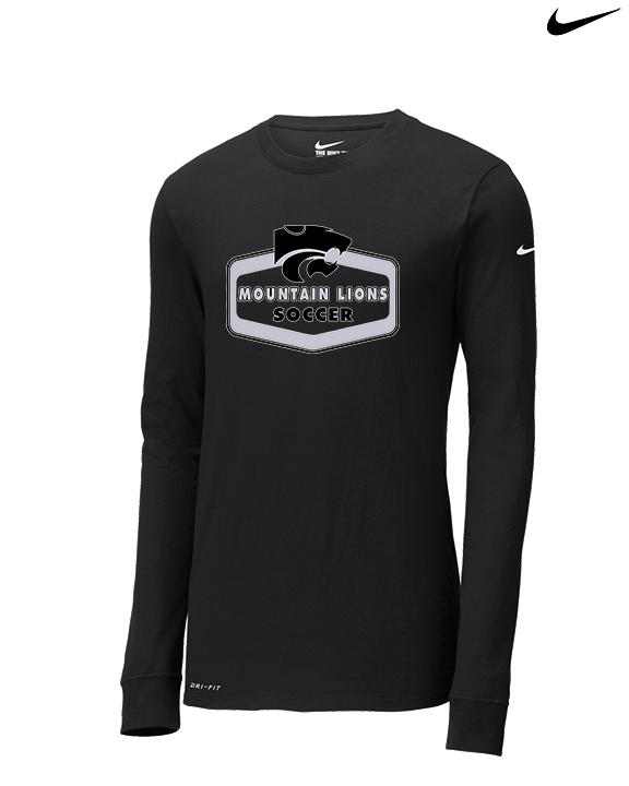 Mountain View HS Boys Soccer Board - Mens Nike Longsleeve