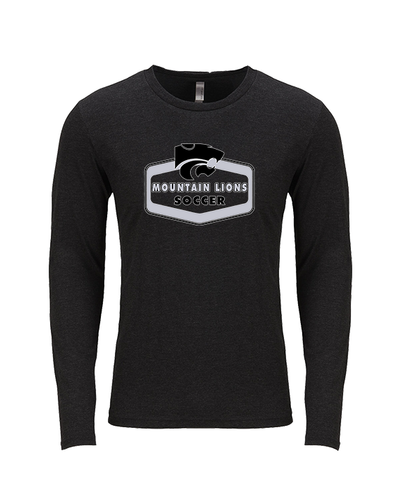 Mountain View HS Boys Soccer Board - Tri-Blend Long Sleeve