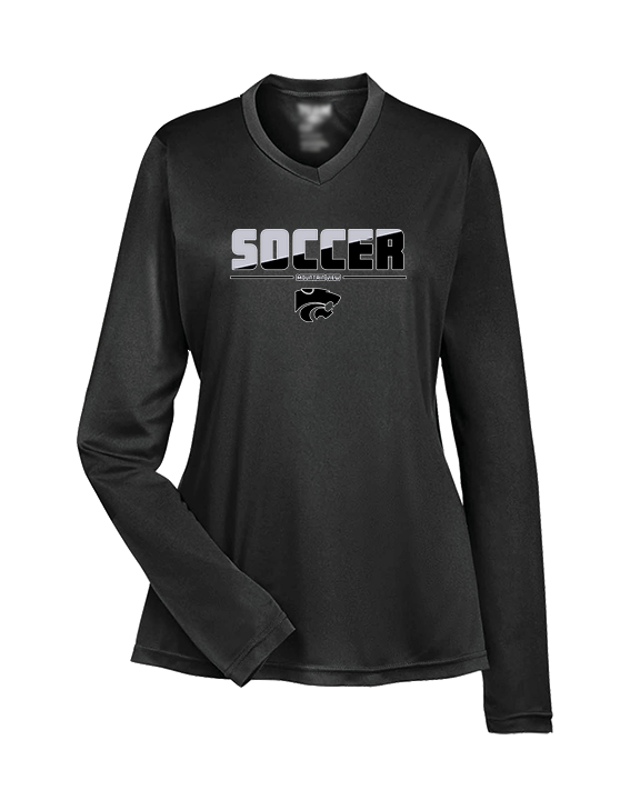 Mountain View HS Boys Soccer Cut - Womens Performance Longsleeve