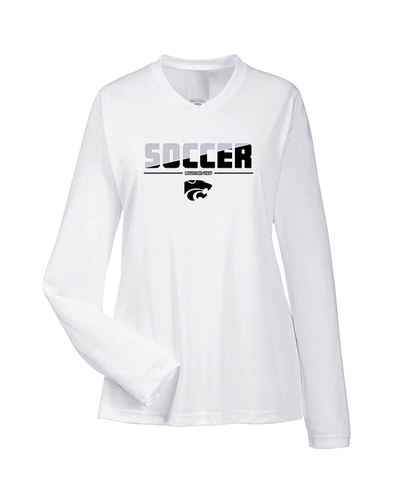 Mountain View HS Boys Soccer Cut - Womens Performance Longsleeve