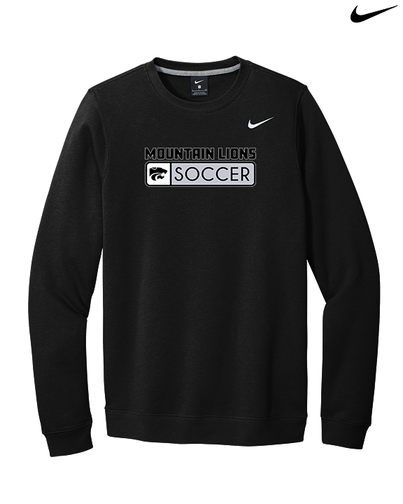 Mountain View HS Boys Soccer Pennant - Mens Nike Crewneck