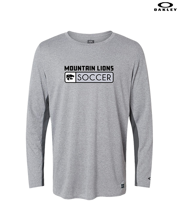 Mountain View HS Boys Soccer Pennant - Mens Oakley Longsleeve