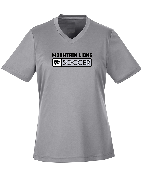 Mountain View HS Boys Soccer Pennant - Womens Performance Shirt