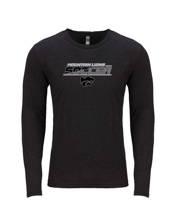 Mountain View HS Boys Soccer Soccer - Tri-Blend Long Sleeve