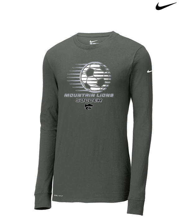 Mountain View HS Boys Soccer Speed - Mens Nike Longsleeve