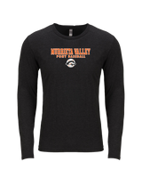 Murrieta Valley Pony Baseball Block - Tri Blend Long Sleeve