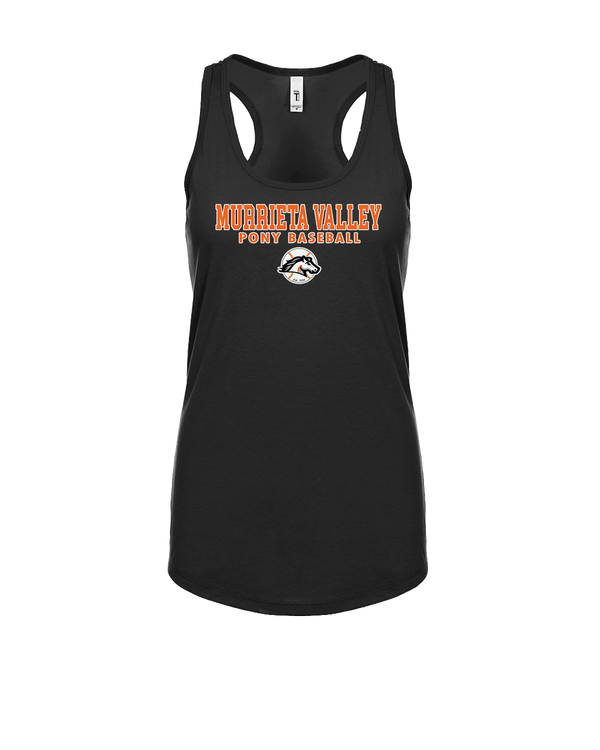 Murrieta Valley Pony Baseball Block - Womens Tank Top