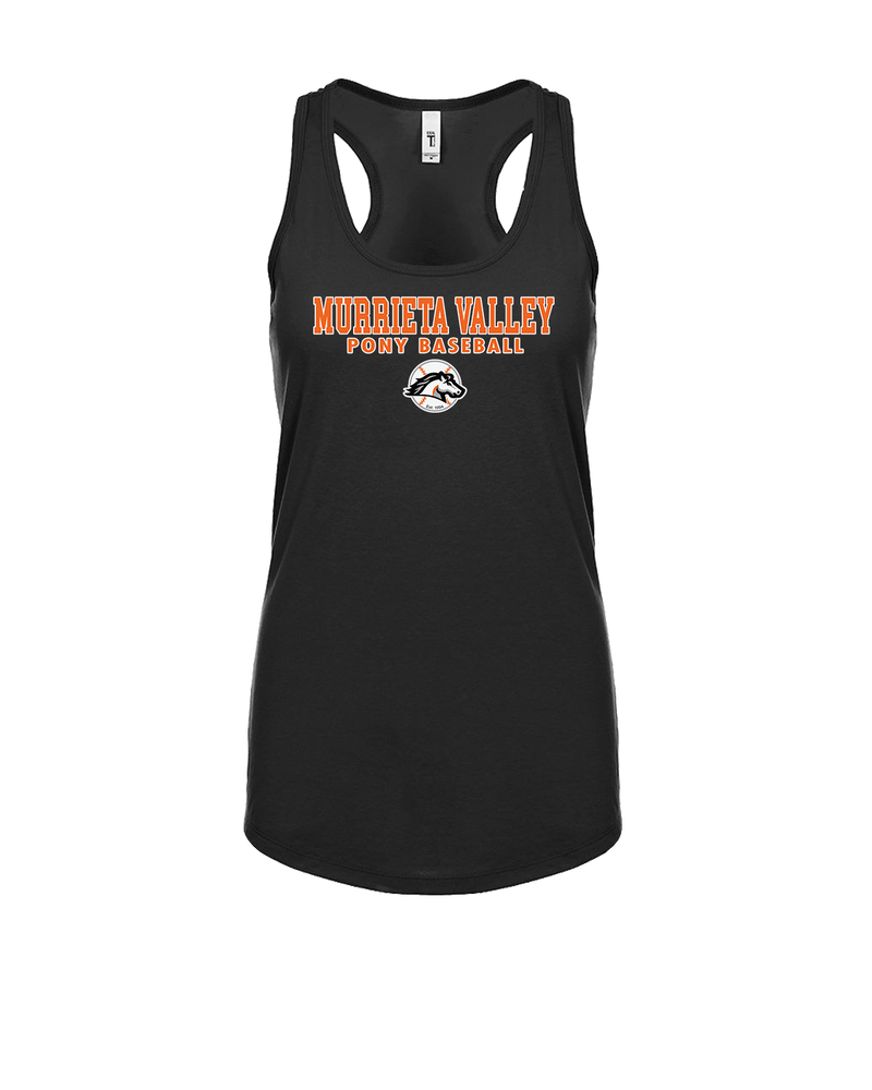 Murrieta Valley Pony Baseball Block - Womens Tank Top