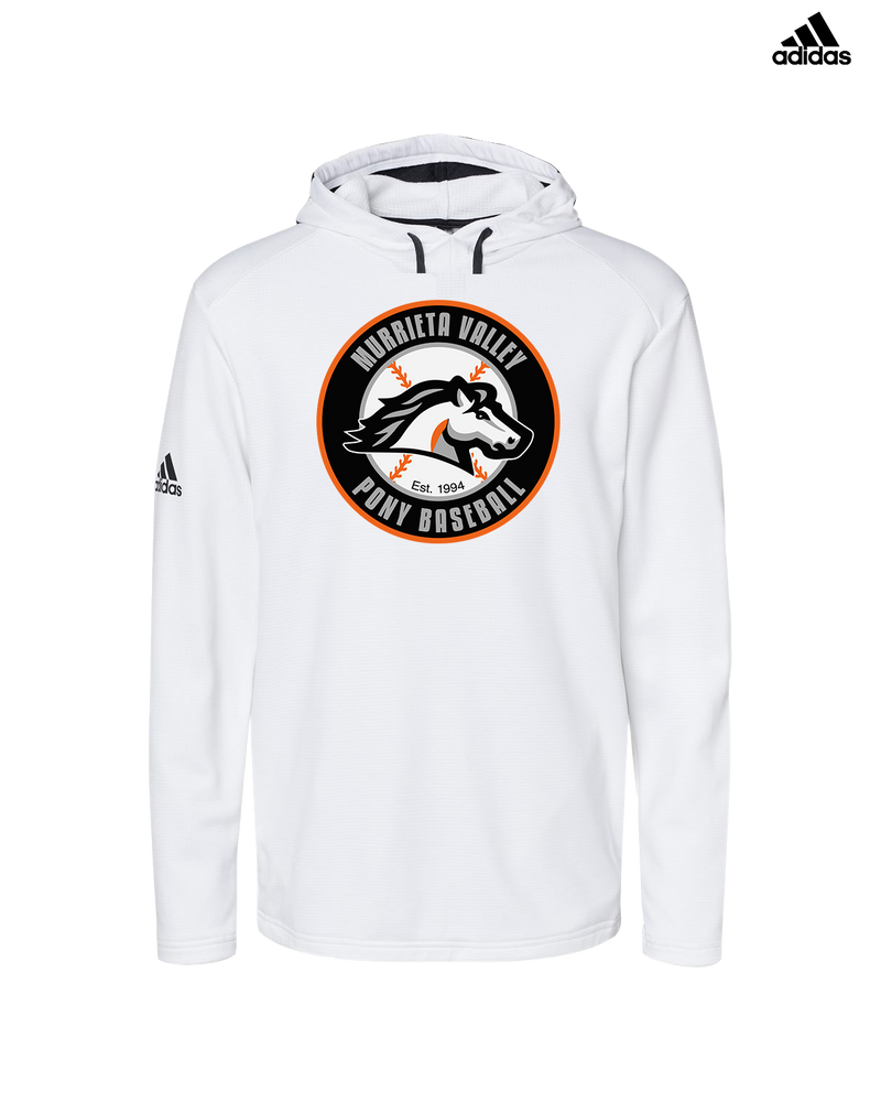 Murrieta Valley Pony Baseball Logo - Adidas Men's Hooded Sweatshirt