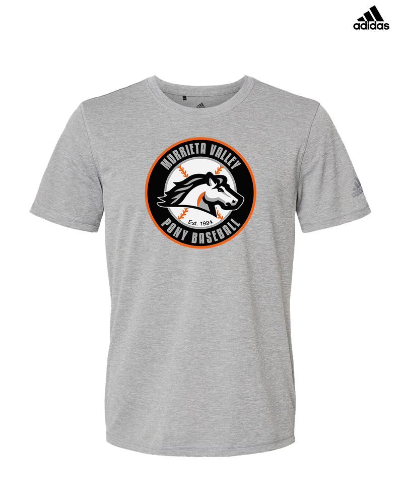 Murrieta Valley Pony Baseball Logo - Adidas Men's Performance Shirt