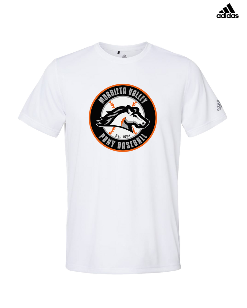 Murrieta Valley Pony Baseball Logo - Adidas Men's Performance Shirt