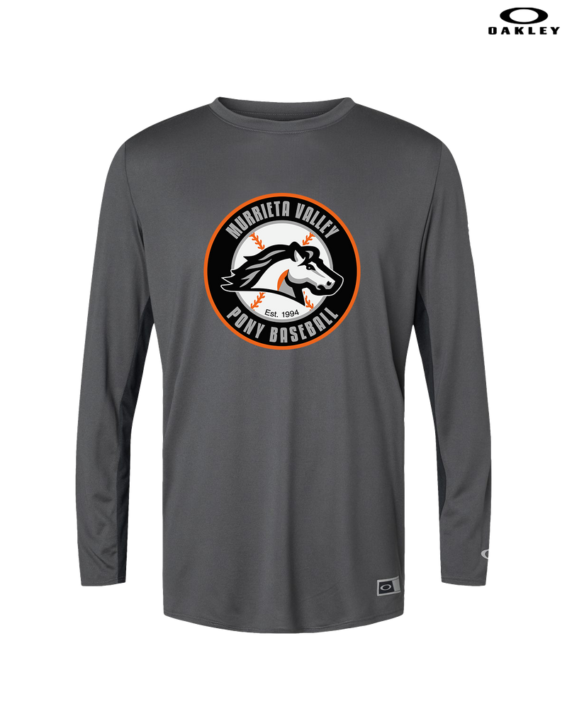 Murrieta Valley Pony Baseball Logo - Oakley Hydrolix Long Sleeve