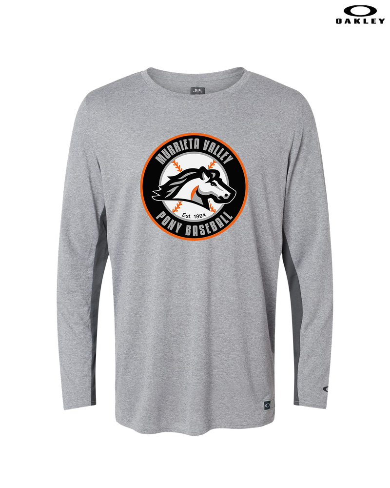 Murrieta Valley Pony Baseball Logo - Oakley Hydrolix Long Sleeve