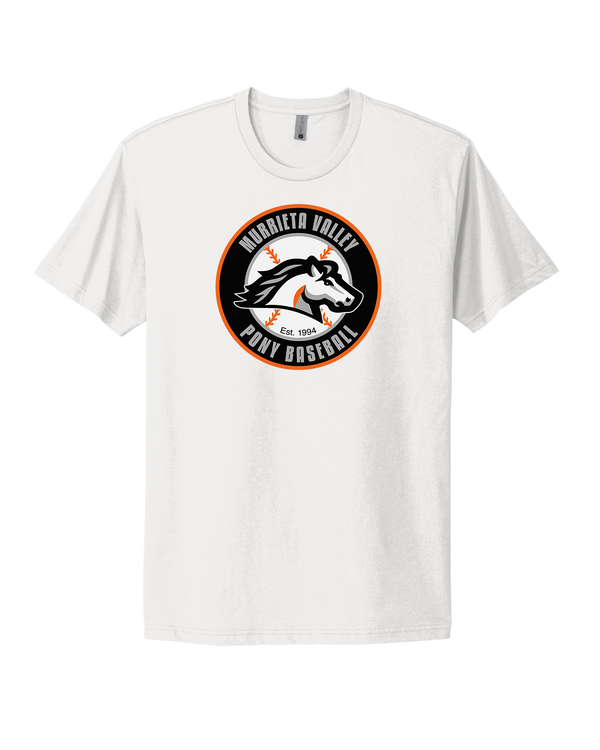 Murrieta Valley Pony Baseball Logo - Select Cotton T-Shirt