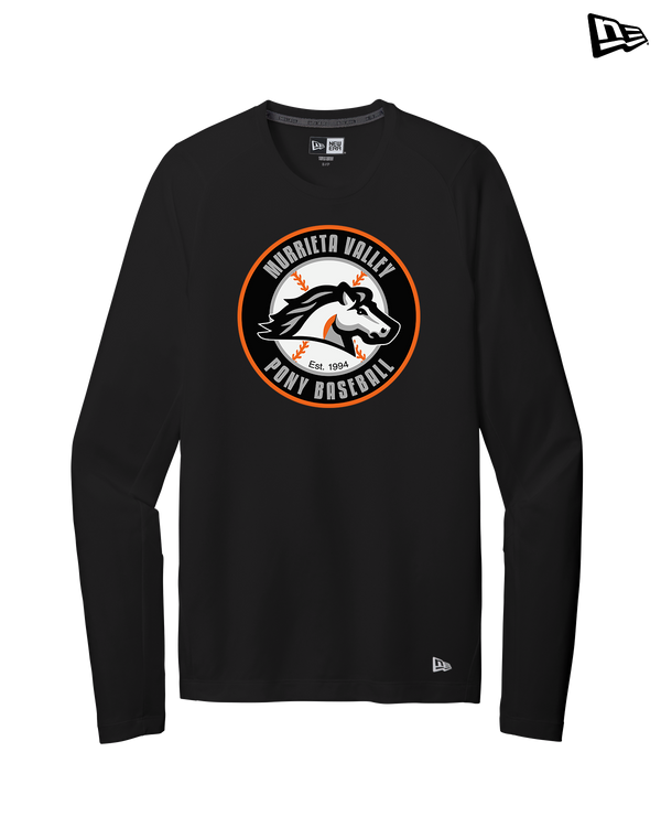 Murrieta Valley Pony Baseball Logo - New Era Long Sleeve Crew