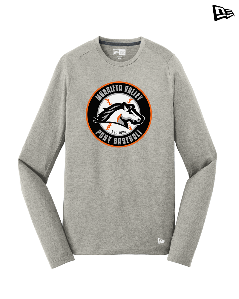 Murrieta Valley Pony Baseball Logo - New Era Long Sleeve Crew