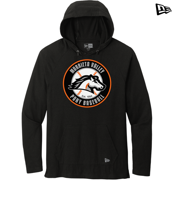 Murrieta Valley Pony Baseball Logo - New Era Tri Blend Hoodie