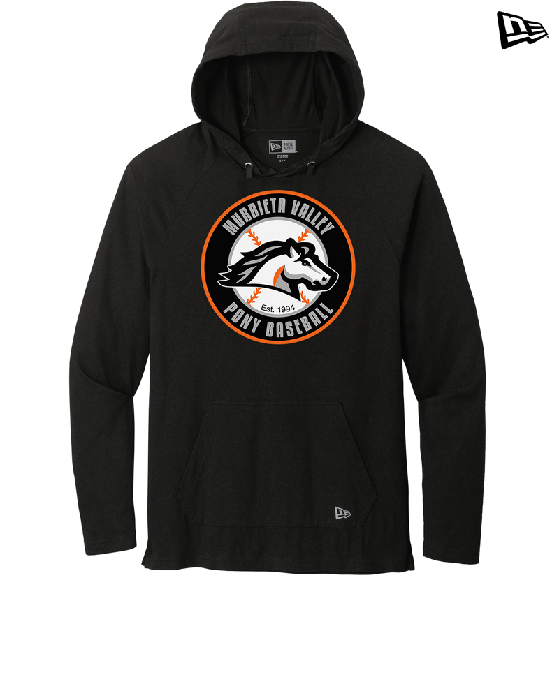 Murrieta Valley Pony Baseball Logo - New Era Tri Blend Hoodie