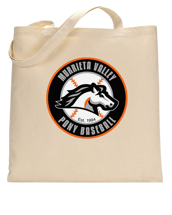 Murrieta Valley Pony Baseball Logo - Tote Bag