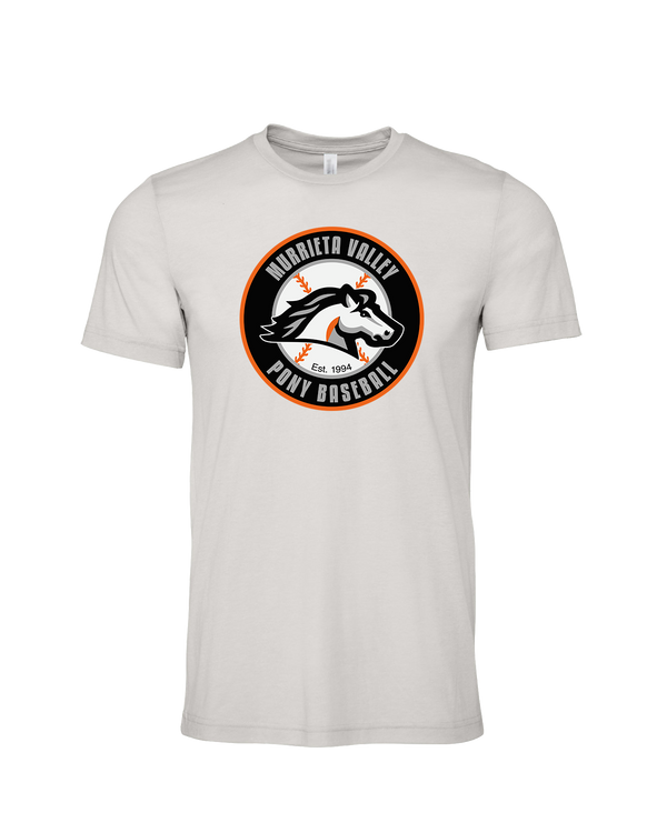 Murrieta Valley Pony Baseball Logo - Mens Tri Blend Shirt