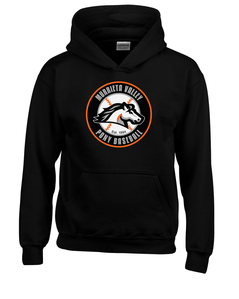 Murrieta Valley Pony Baseball Logo - Cotton Hoodie