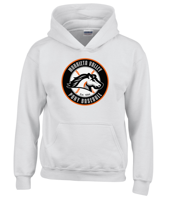 Murrieta Valley Pony Baseball Logo - Cotton Hoodie