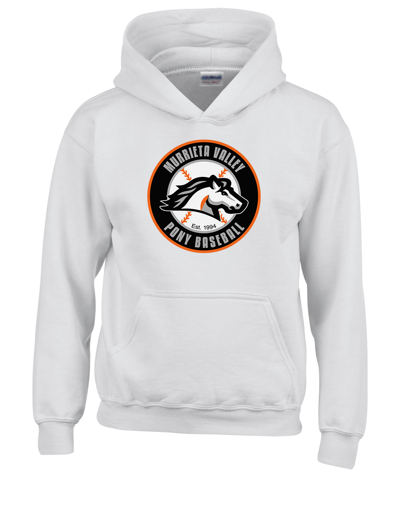 Murrieta Valley Pony Baseball Logo - Cotton Hoodie