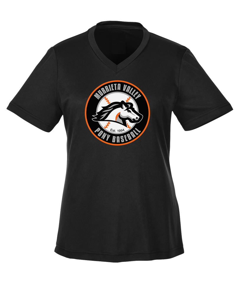 Murrieta Valley Pony Baseball Logo - Womens Performance Shirt