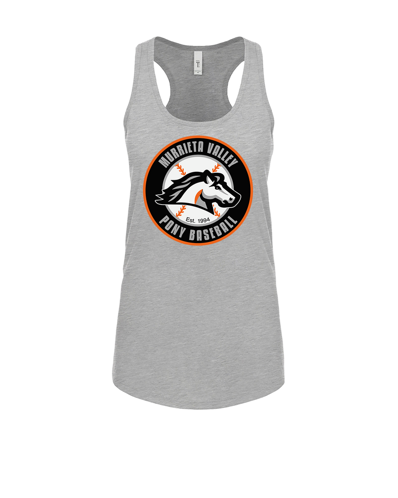 Murrieta Valley Pony Baseball Logo - Womens Tank Top