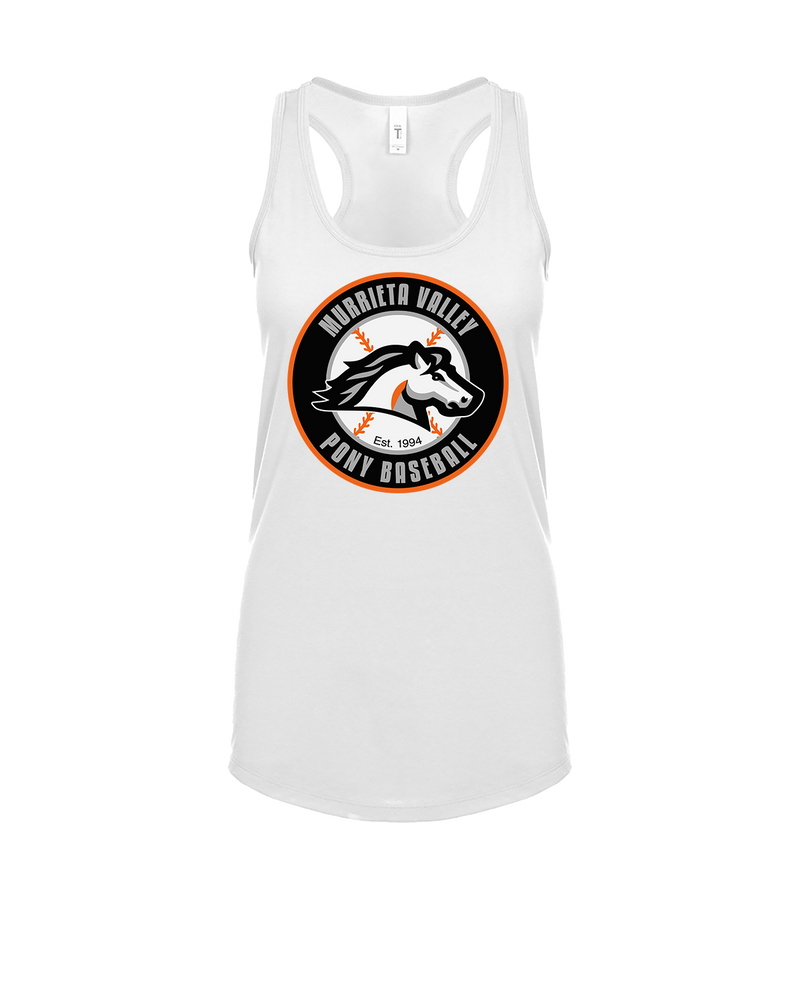 Murrieta Valley Pony Baseball Logo - Womens Tank Top