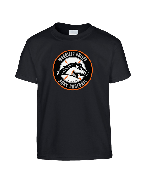 Murrieta Valley Pony Baseball Logo - Youth T-Shirt