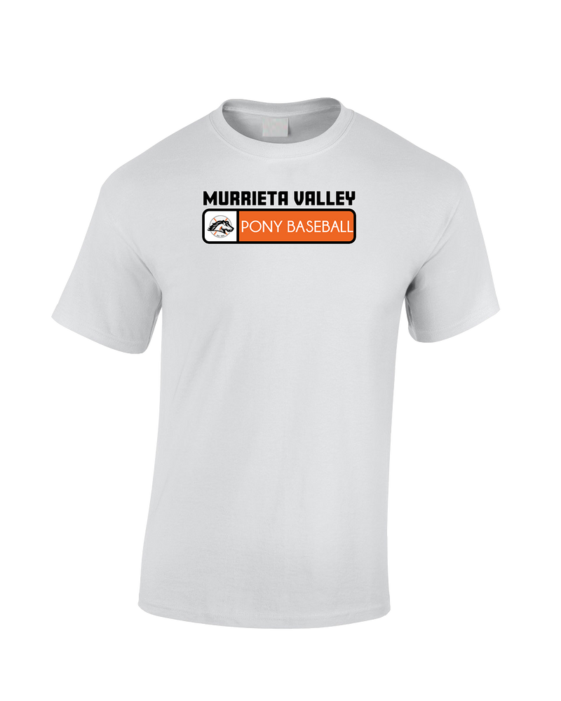 Murrieta Valley Pony Baseball Pennant - Cotton T-Shirt