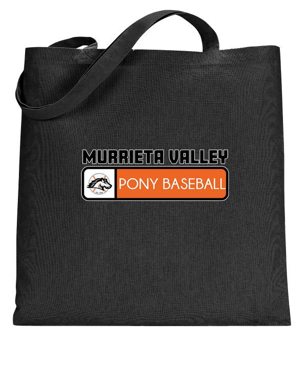 Murrieta Valley Pony Baseball Pennant - Tote Bag