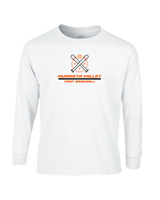 Murrieta Valley Pony Baseball Split - Mens Cotton Long Sleeve