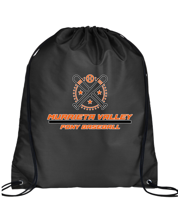 Murrieta Valley Pony Baseball Split - Drawstring Bag