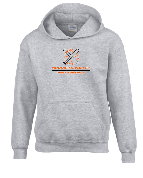 Murrieta Valley Pony Baseball Split - Cotton Hoodie